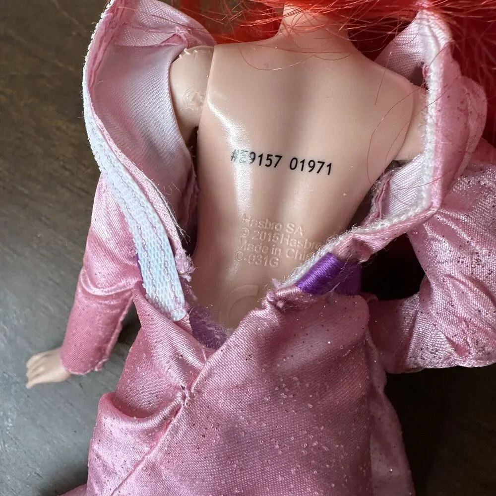 Disney Princess Ariel Belle Style Series Doll Lot 2 Set Eyelashes Shoes Mermaid